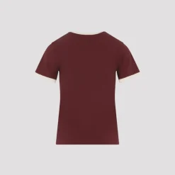 Amaranto Red Baumwoll-T-Shirt