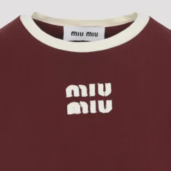 Amaranto Red Baumwoll-T-Shirt