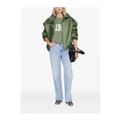 Appliqué Rundhals-Sweatshirt