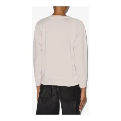 Baumwoll-Logo-Sweatshirt Rundhalsausschnitt Raglan