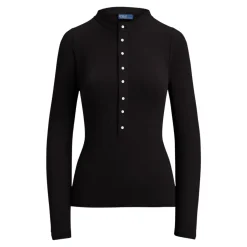 Baumwoll-Rippstrickpullover