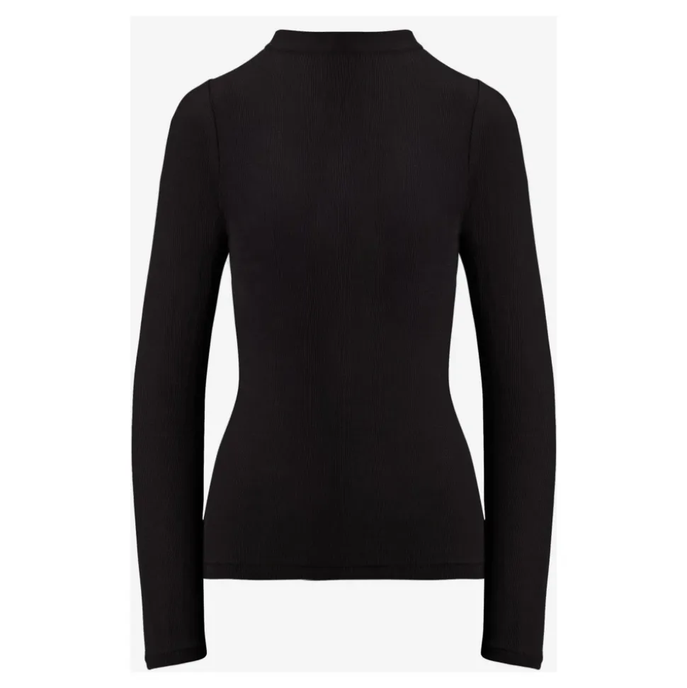 Baumwoll-Rippstrickpullover