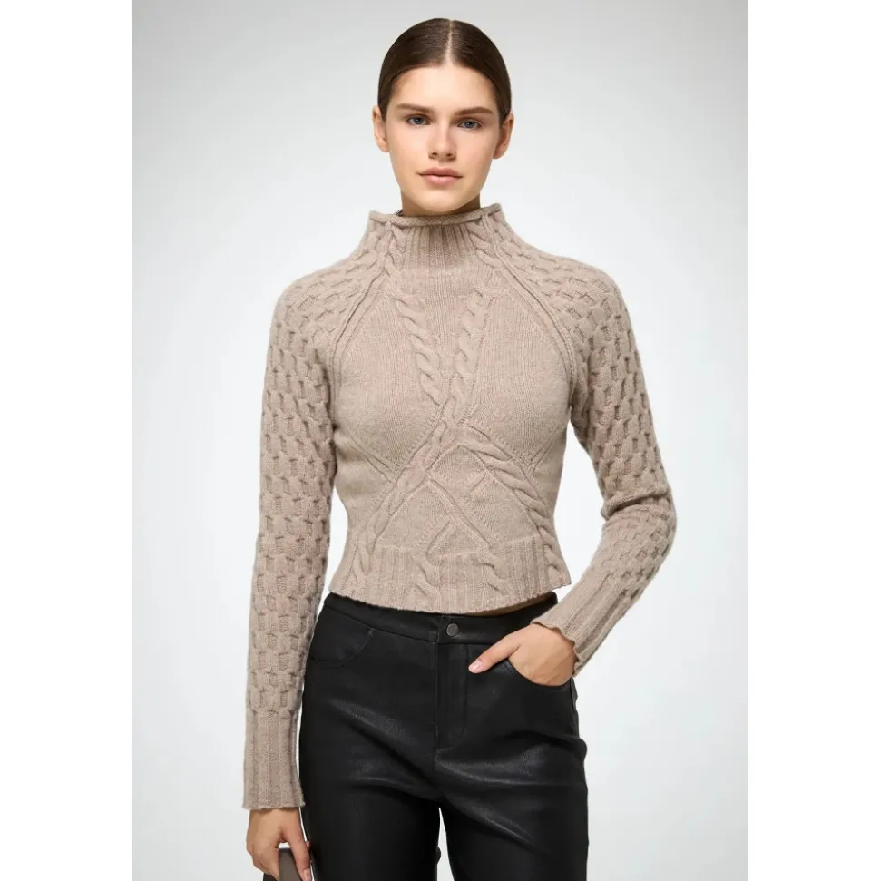 Becky Mock-Neck Pullover
