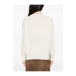 Beige Cashmere Wool Sweater