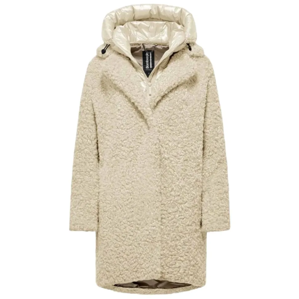 Beige Teddy-Effekt Jacke AW25