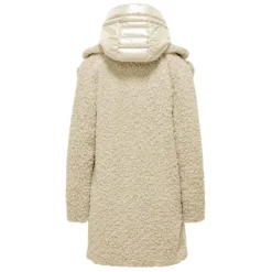 Beige Teddy-Effekt Jacke AW25