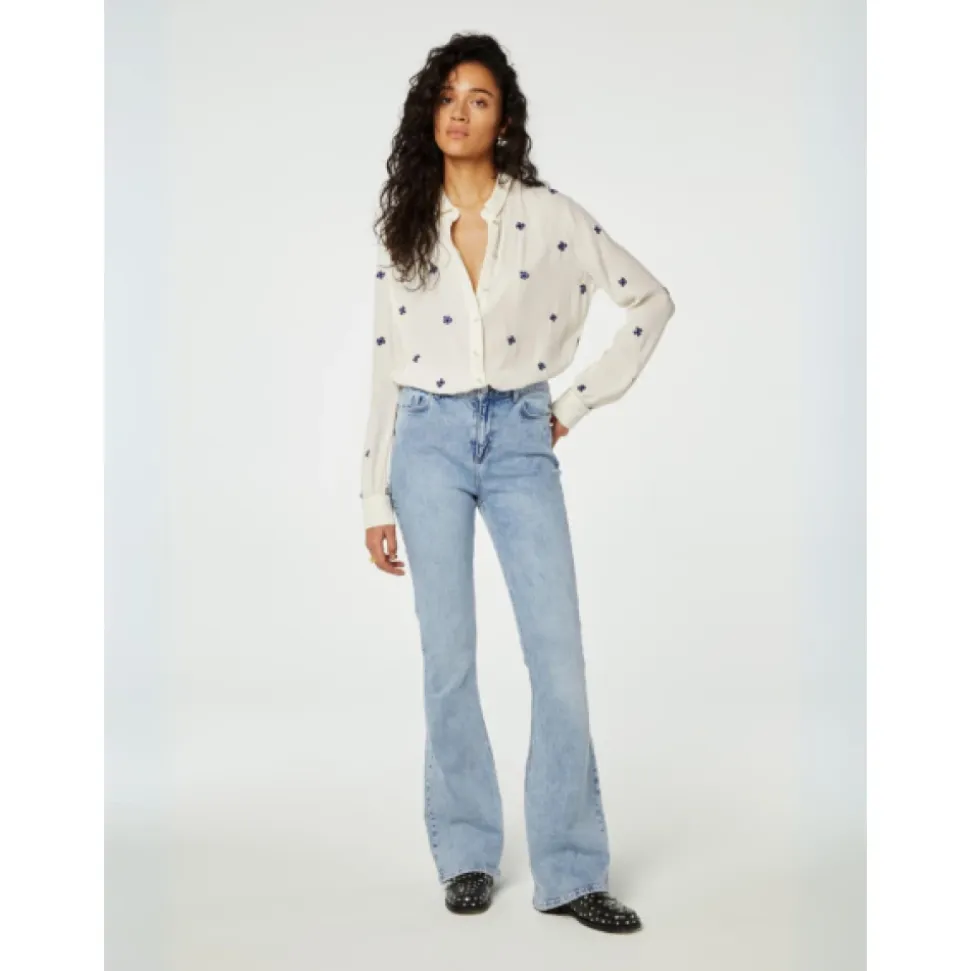 Bestickte Bluse