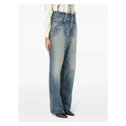Blaue Baumwolljeans Hergestellt in Italien