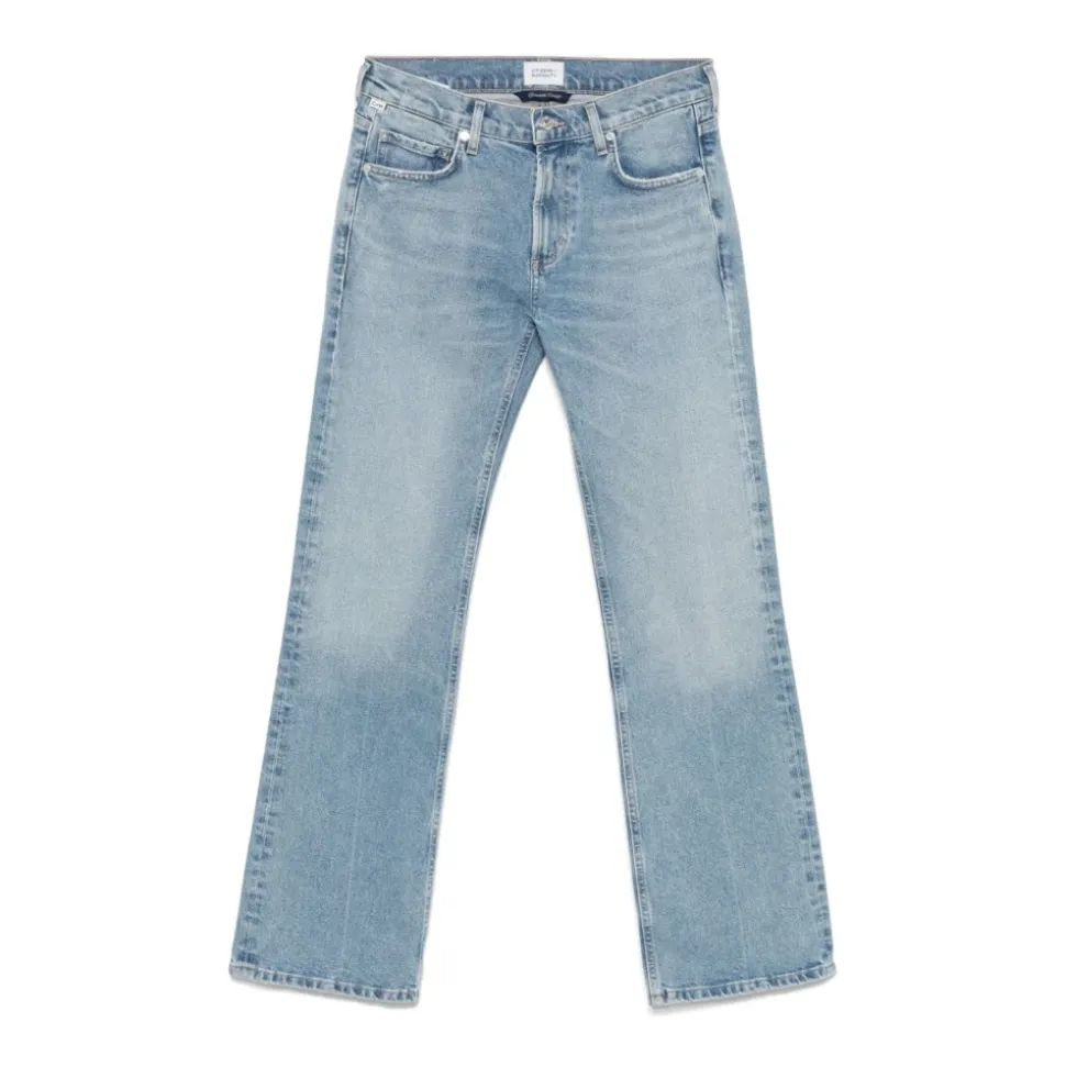 Blaue Denim Jeans für Frauen