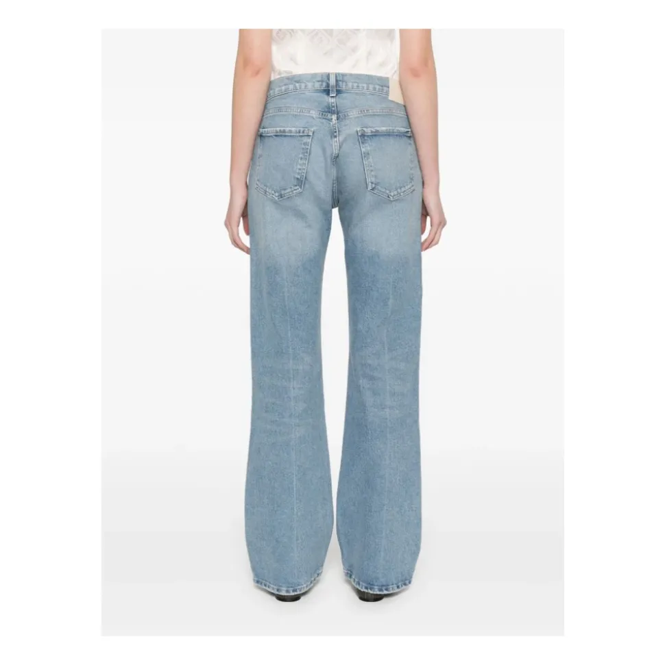 Blaue Denim Jeans für Frauen