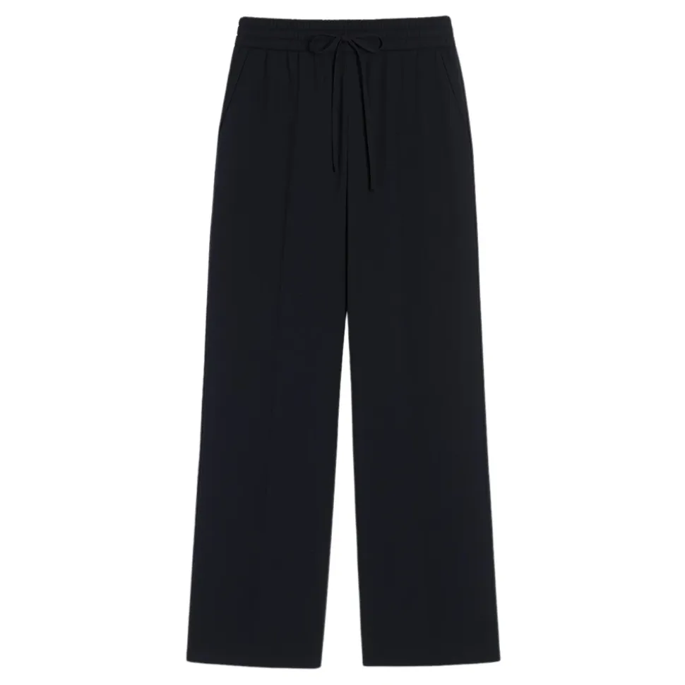 Blaue Wollweite Hosen