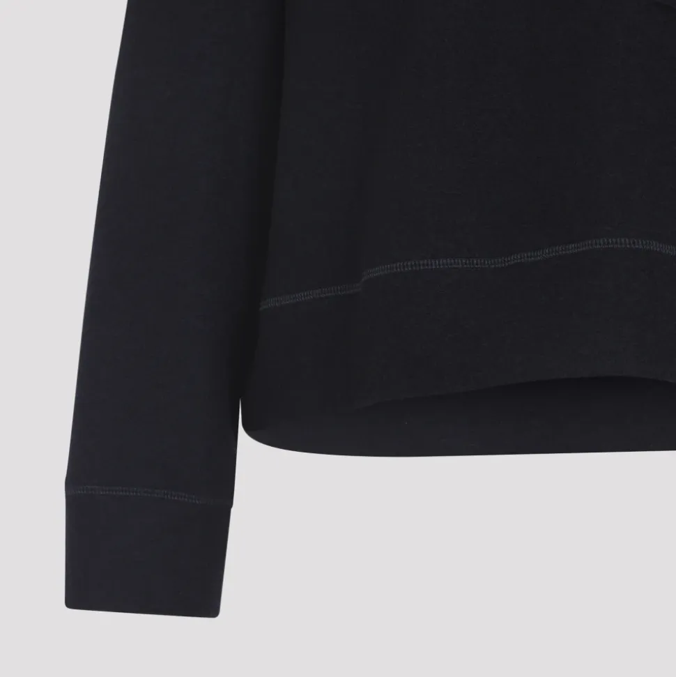 Blaues Wollmisch-Sweatshirt AW25