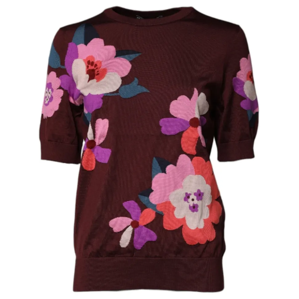 Bluse mit Rundhalsausschnitt