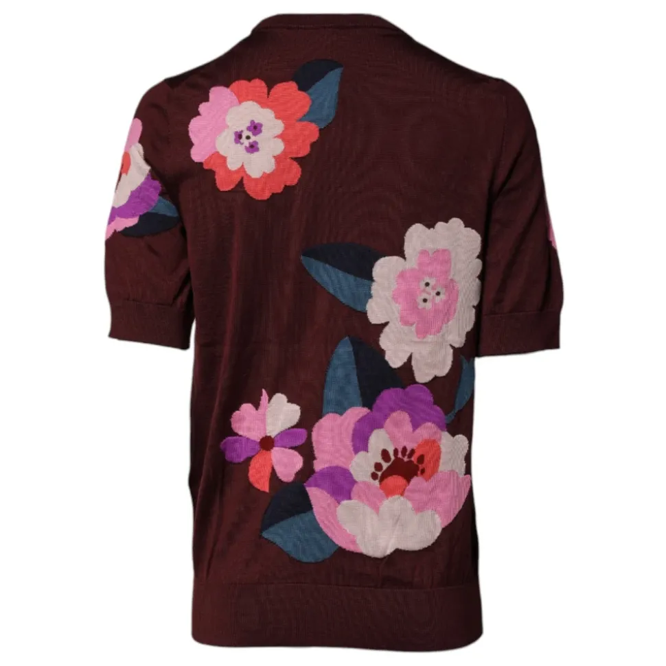 Bluse mit Rundhalsausschnitt