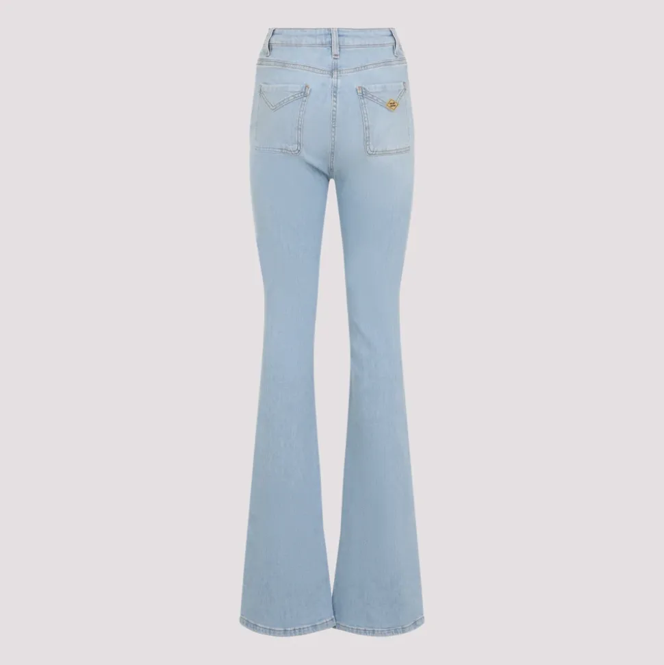 Boot-Cut Jeans mit kleinen Taschen