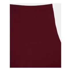 Bordeaux Strick Midi Rock