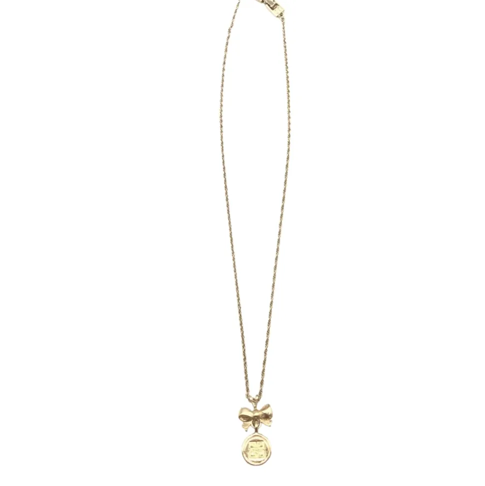 Bow Pendant Chain Necklace