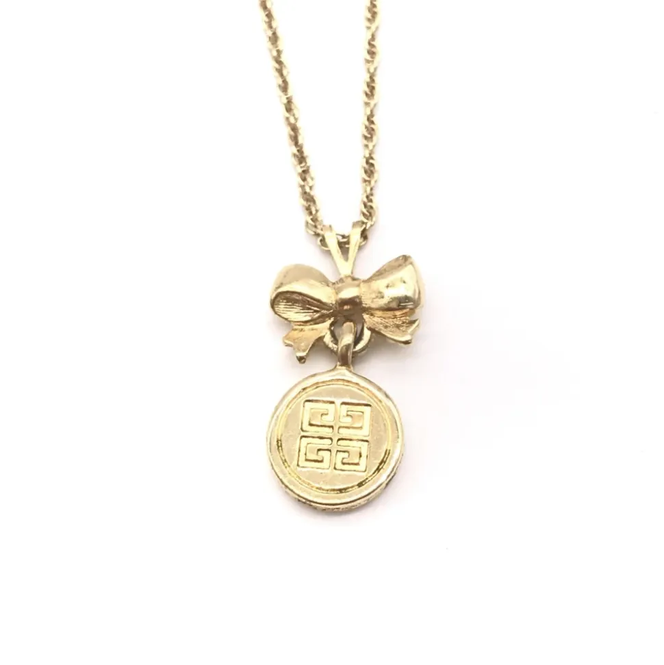 Bow Pendant Chain Necklace