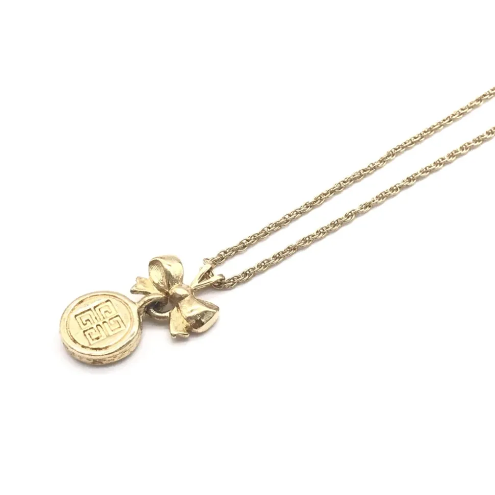 Bow Pendant Chain Necklace