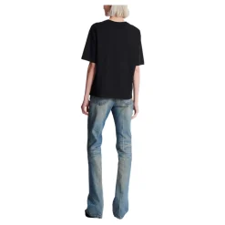 Boxy T-Shirt mit Paris Brush Print