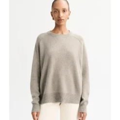 Boyfriend Rundhals-Pullover