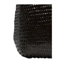 Braune Geflochtene Lederschultertasche