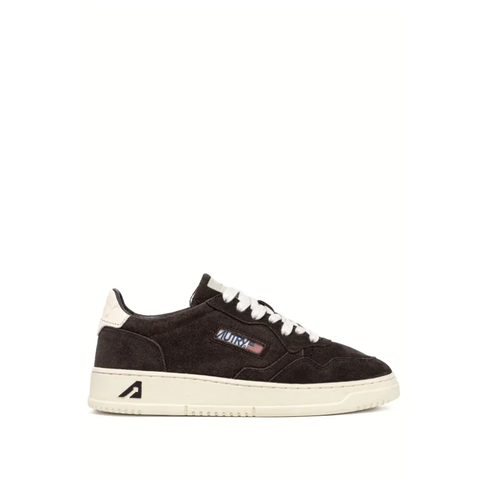 Braune Nabuck Medalist Sneaker für Frauen