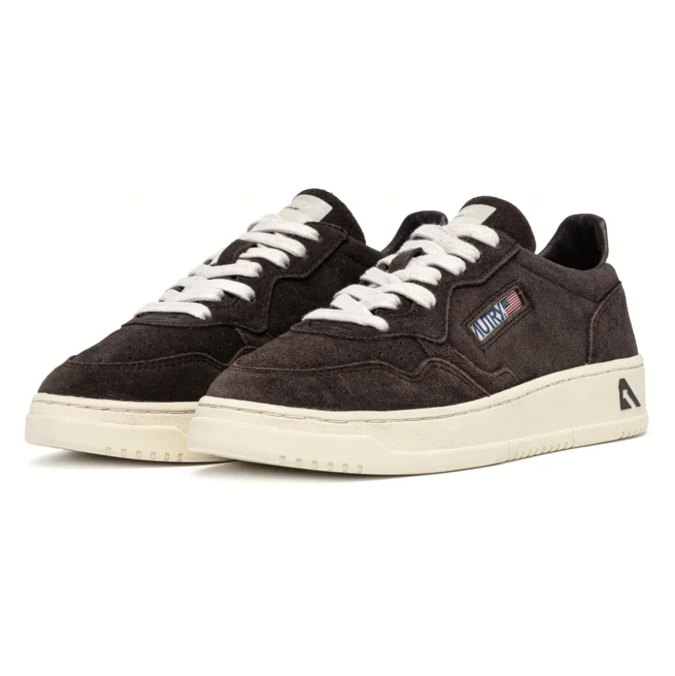 Braune Nabuck Medalist Sneaker für Frauen