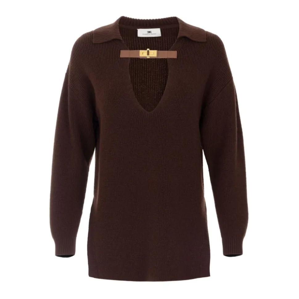 Braune Pullover für Frauen