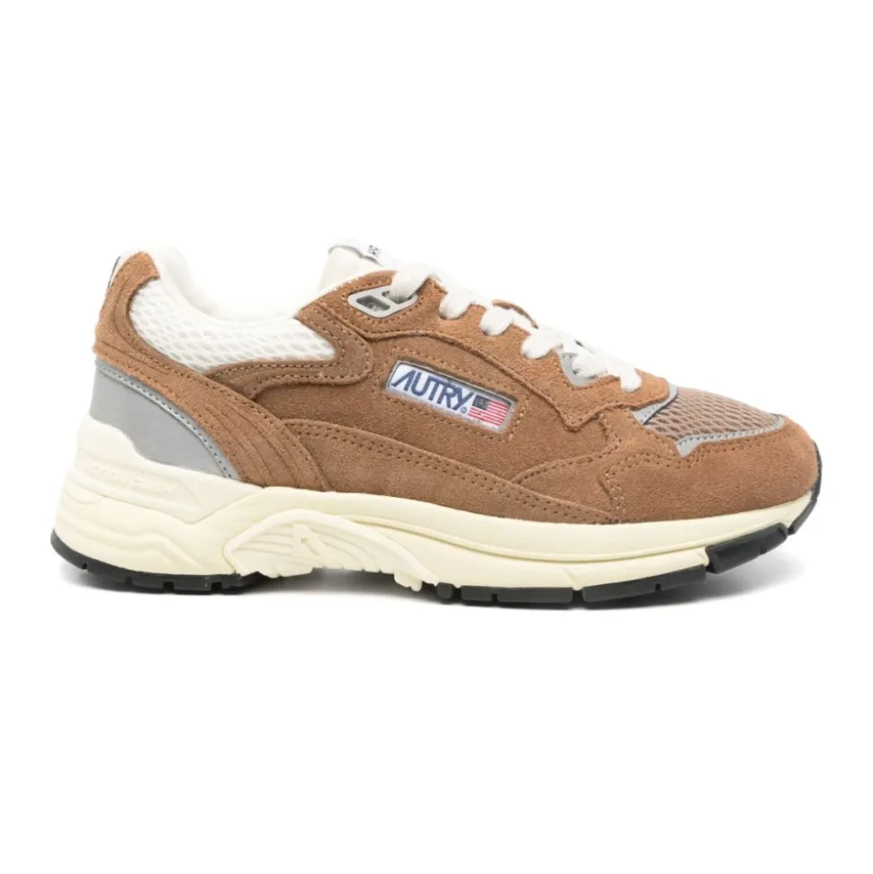 Braune Sneakers mit Reelwind Verschluss