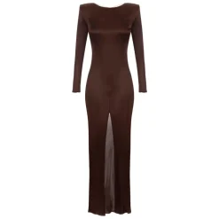 Braunes Elegantes Kleid