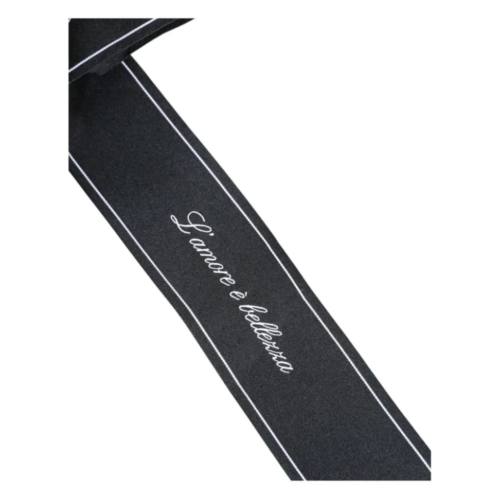 Breiter Gürtel mit Logo-Schleife und Taillenband