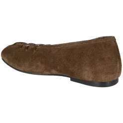 Bumi Suede Ballerina Allacciata