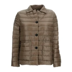 Button-Front Daunenjacke