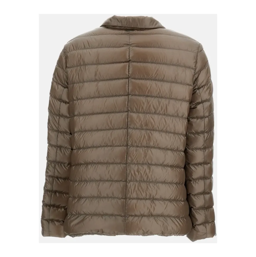 Button-Front Daunenjacke