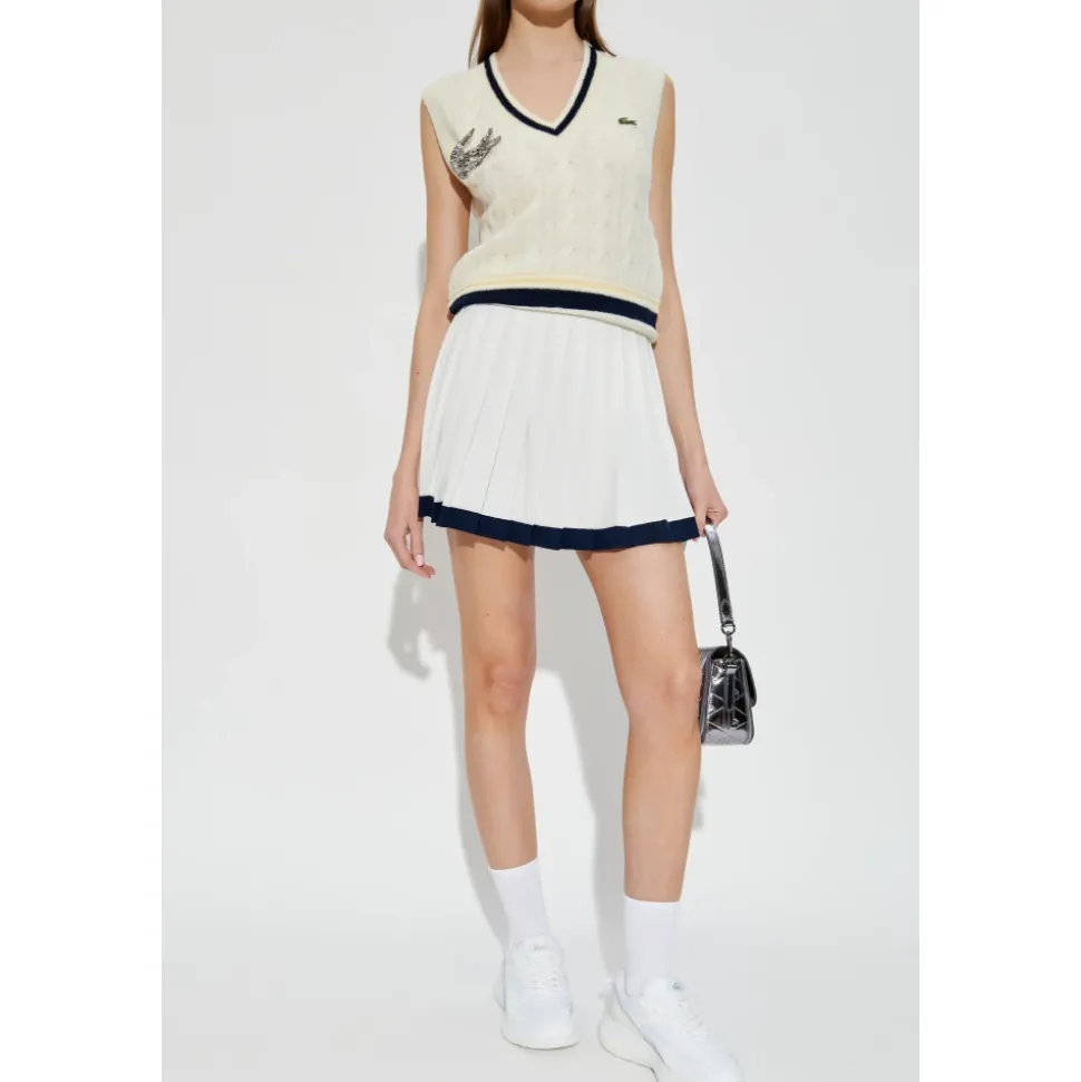 Cable Knit Wool Sweater Vest
