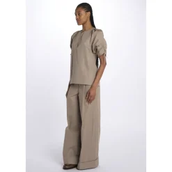 Camicia SHIRRED Puffärmel