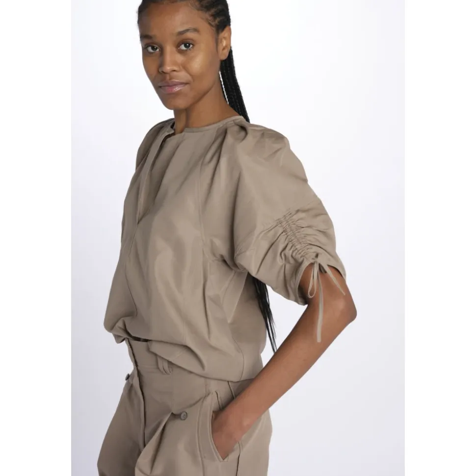Camicia SHIRRED Puffärmel