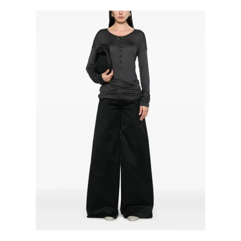 Canvas Wide Leg Hose