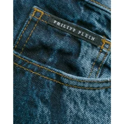 Casual Straight Blaue Jeans