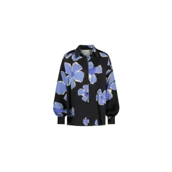 Clic Collar Bluse mit Ballonärmeln