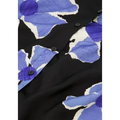 Clic Collar Bluse mit Ballonärmeln