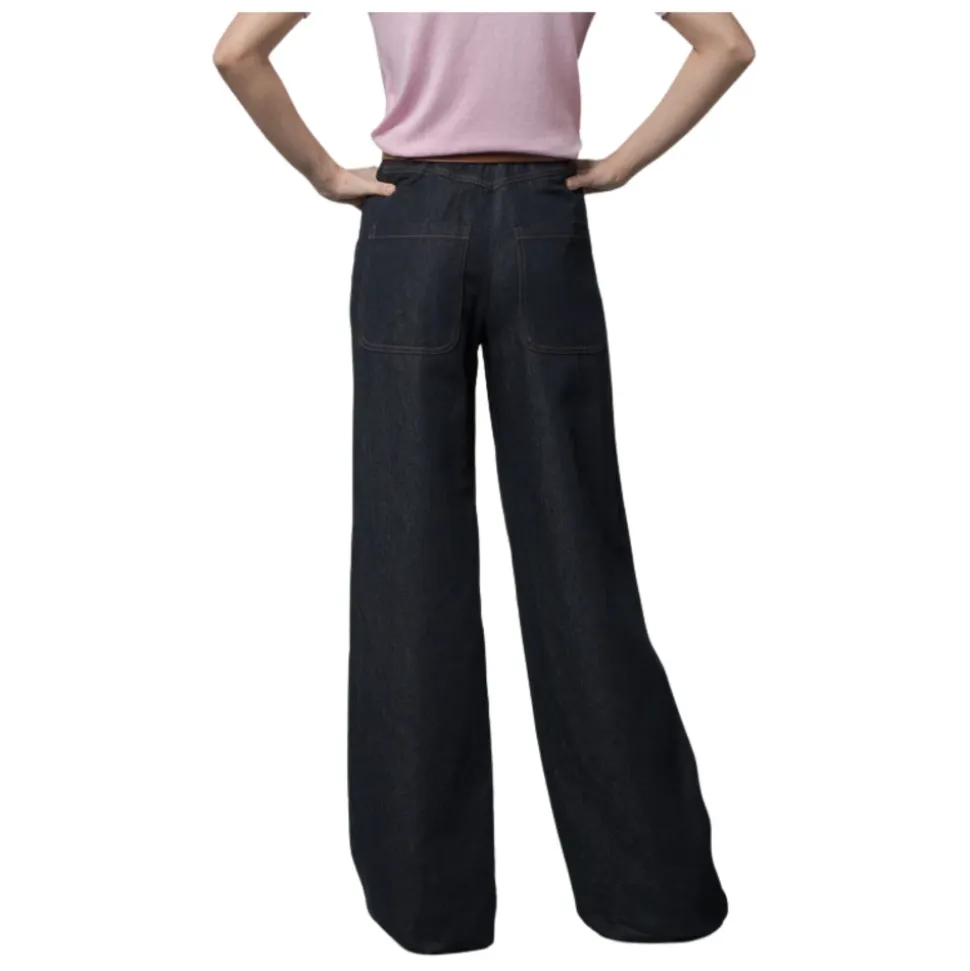 Cobalto Wide Trousers