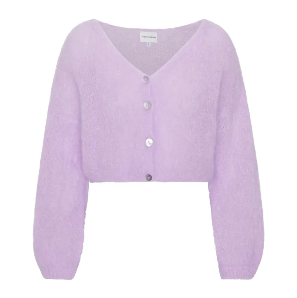 Cropped Mohair Cardigan