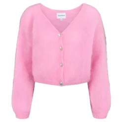 Cropped Mohair Cardigan