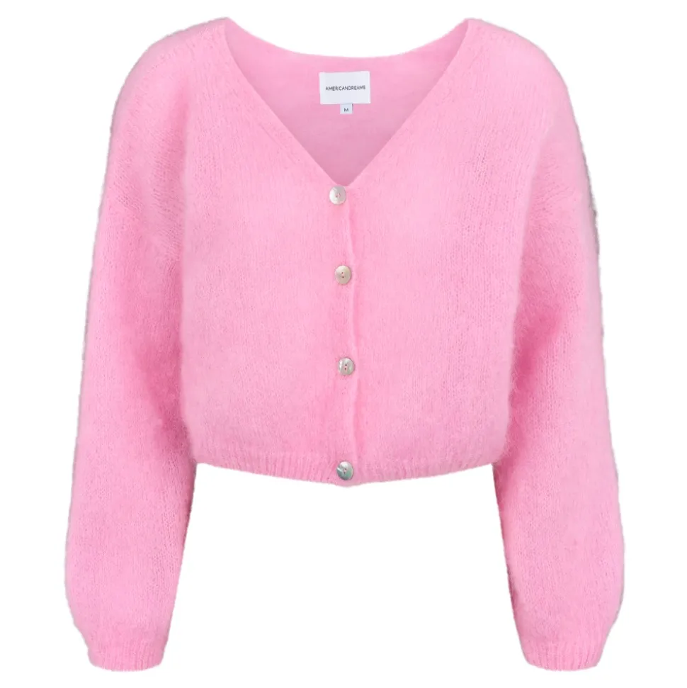 Cropped Mohair Cardigan