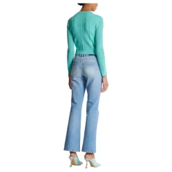 Cropped Strickjacke