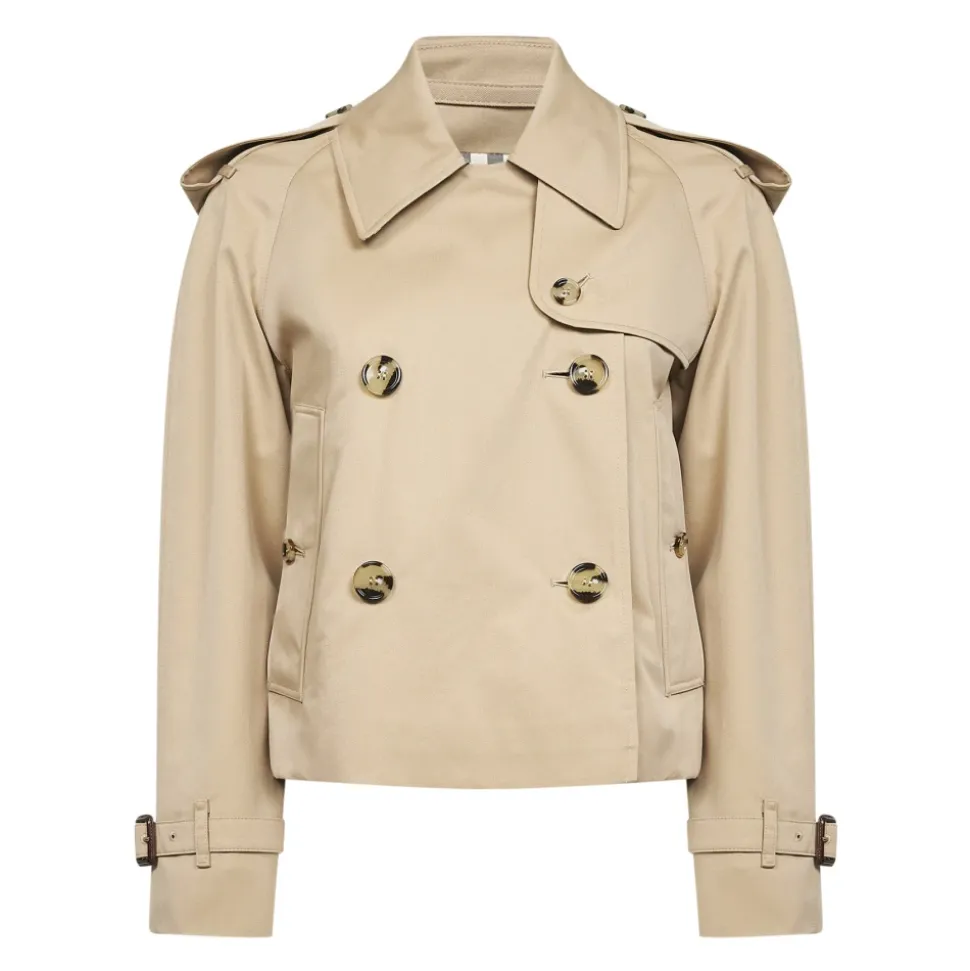 Cropped Trench Jacket