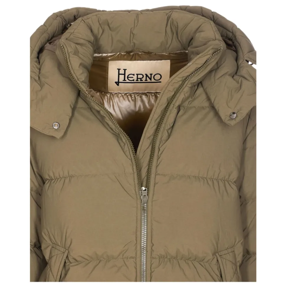Damen Kapuzen-Pufferjacke