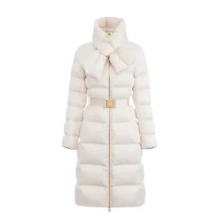 Daunenjacke aus Jacquard-Voile